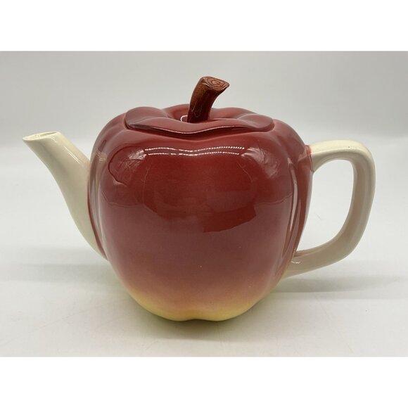 Otagiri Apple Ceramic Teapot, Vintage Made in Japan Collectible Drinkware - Picture 15 of 15